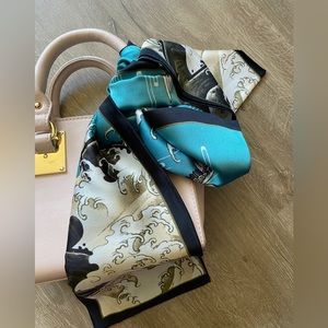 Twilly Scarf for bag oriental style